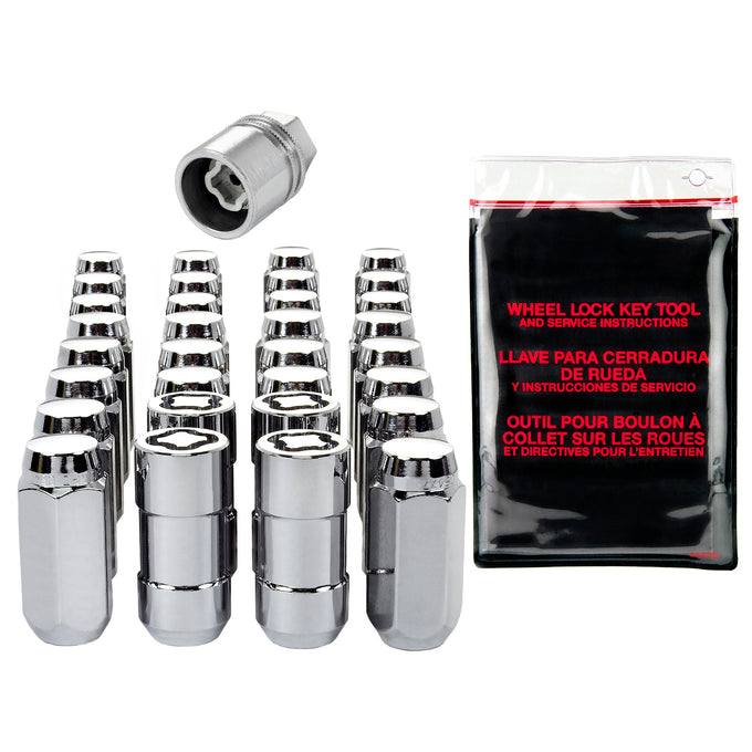 Cone Seat Exposed Style Wheel Installation Kit <br> 9/16-18 Thread, 13/16in Hex x 1.75in L