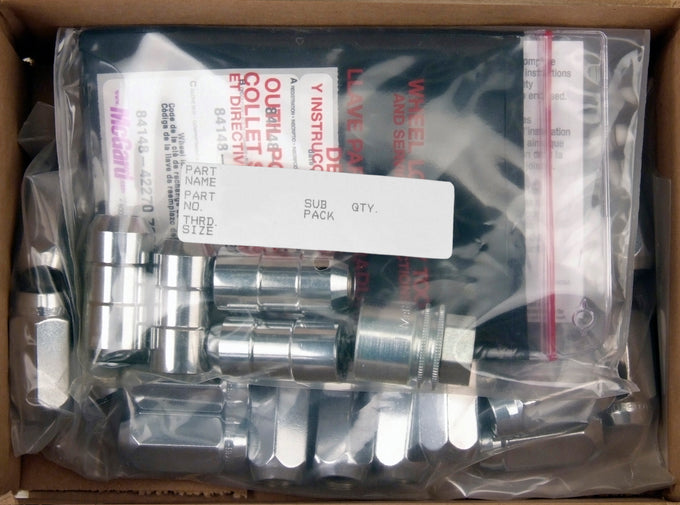 Cone Seat Exposed Style Wheel Installation Kit <br> 9/16-18 Thread, 13/16in Hex x 1.75in L