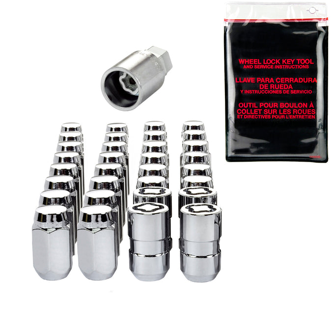 Cone Seat Exposed Style Wheel Installation Kit <br> M14 x 1.5 Thread, 22mm Hex x 1.635in L