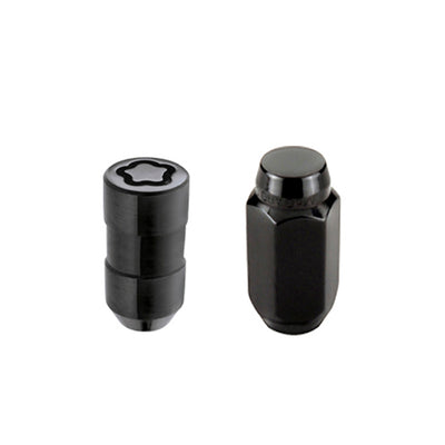 Wheel Installation Kit 8 Lug Hex w/Locks Cone Seat <br> M14 x 1.5 Thread, 22mm Hex x 1.635in L