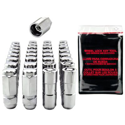 Cone Seat Exposed Style Wheel Installation Kit <br> 9/16-18 Thread, 7/8in Hex x 2.50in L