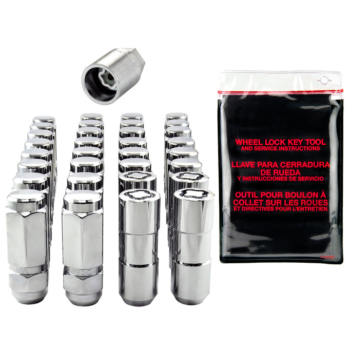 Cone Seat Exposed Style Wheel Installation Kit <br> 9/16-18 Thread, 7/8in Hex x 2.50in L