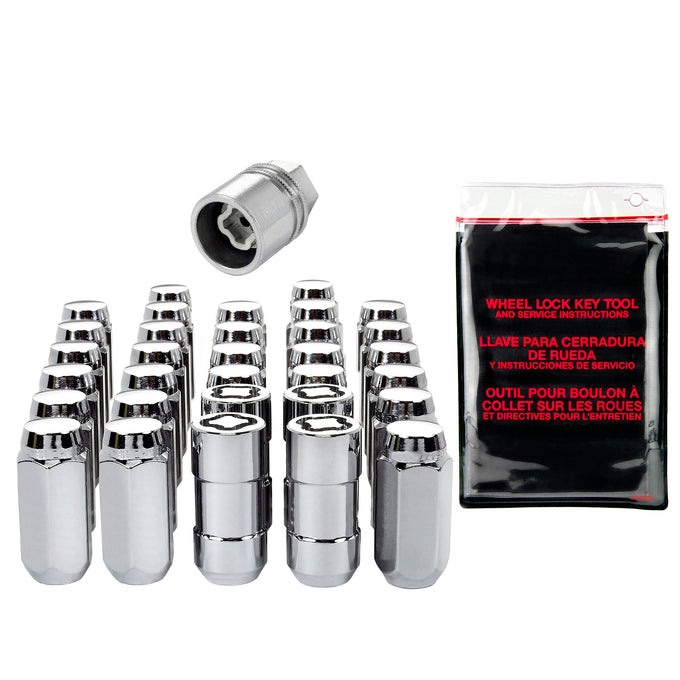 Cone Seat Exposed Style Wheel Installation Kit <br> M14 x 1.5 Thread, 22mm Hex x 1.945in L