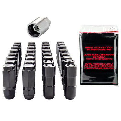 Cone Seat Exposed Style Wheel Installation Kit <br> 9/16-18 Thread, 7/8in Hex x 2.50in L