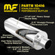 4 in. Round Straight-Through Performance Exhaust Muffler