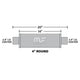 4 in. Round Straight-Through Performance Exhaust Muffler