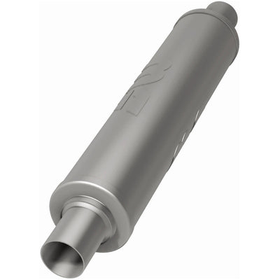 4 in. Round Straight-Through Performance Exhaust Muffler