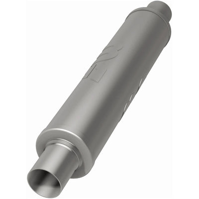 4 in. Round Straight-Through Performance Exhaust Muffler