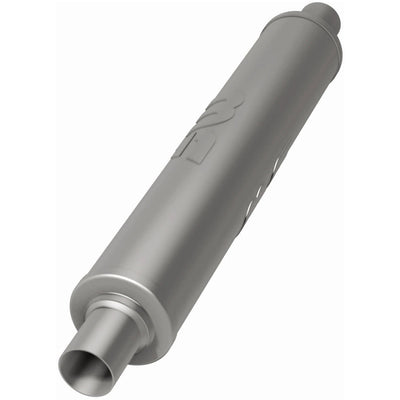 4 in. Round Straight-Through Performance Exhaust Muffler