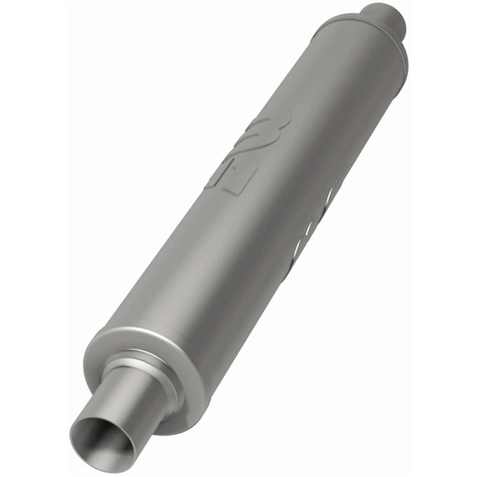 4 in. Round Straight-Through Performance Exhaust Muffler