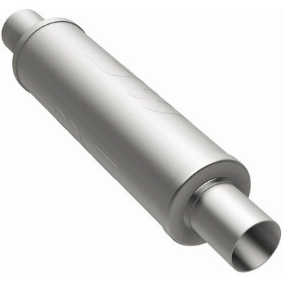 4 in. Round Straight-Through Performance Exhaust Muffler
