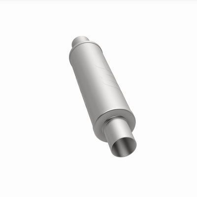 4 in. Round Straight-Through Performance Exhaust Muffler