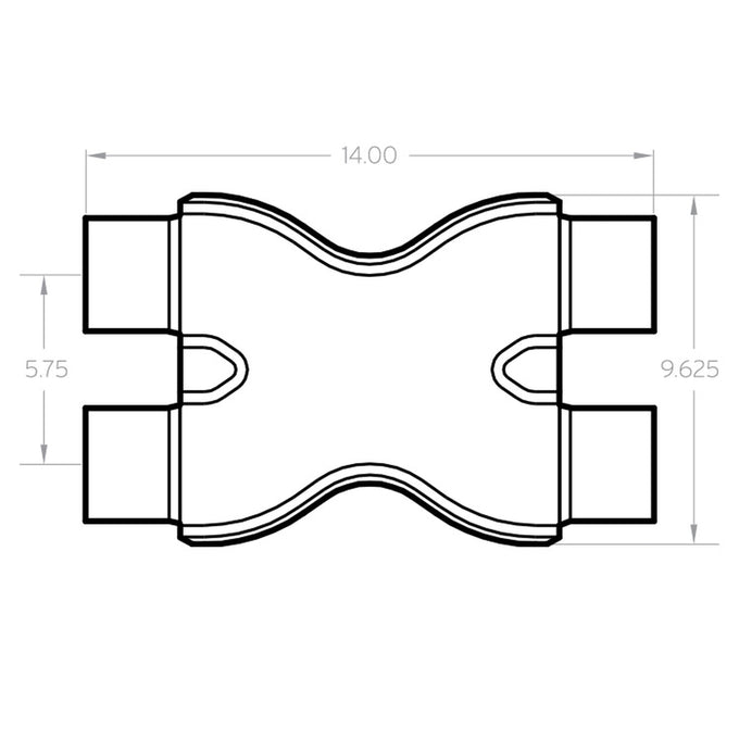 3 in. Tru-X Crossover Performance Exhaust X-Pipe