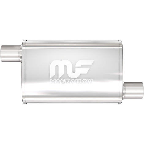 3.5 X 7 in. Oval Straight-Through Performance Exhaust Muffler