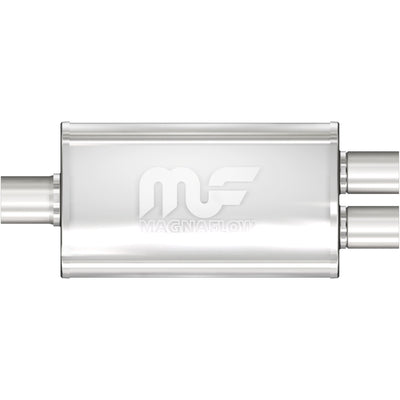 3.5 X 7 in. Oval Straight-Through Performance Exhaust Muffler