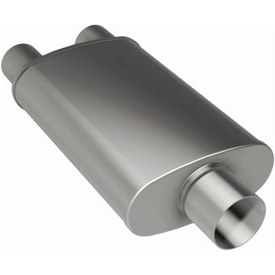 3.5 X 7 in. Oval Straight-Through Performance Exhaust Muffler