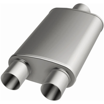 3.5 X 7 in. Oval Straight-Through Performance Exhaust Muffler