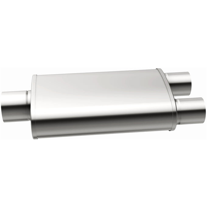 3.5 X 7 in. Oval Straight-Through Performance Exhaust Muffler