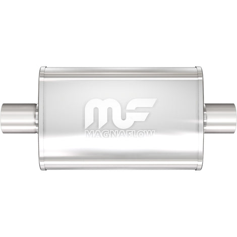 4 X 9 in. Oval Straight-Through Performance Exhaust Muffler <br>98-01 Dodge Ram 2500, 3500, Lincoln Navigator