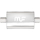 4 X 9 in. Oval Straight-Through Performance Exhaust Muffler <br>98-01 Dodge Ram 2500, 3500, Lincoln Navigator