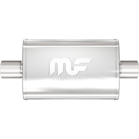 4 X 9 in. Oval Straight-Through Performance Exhaust Muffler <br>98-01 Dodge Ram 2500, 3500, Lincoln Navigator