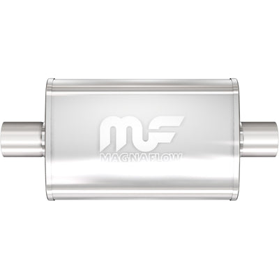4 X 9 in. Oval Straight-Through Performance Exhaust Muffler <br>98-01 Dodge Ram 2500, 3500, Lincoln Navigator