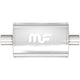 4 X 9 in. Oval Straight-Through Performance Exhaust Muffler <br>98-01 Dodge Ram 2500, 3500, Lincoln Navigator