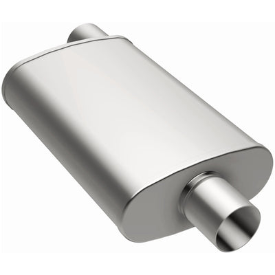 4 X 9 in. Oval Straight-Through Performance Exhaust Muffler <br>00-03 Chevy S10, GMC Sonoma, 05-15 Toyota Tacoma