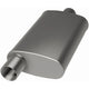 4 X 9 in. Oval Straight-Through Performance Exhaust Muffler <br>00-03 Chevy S10, GMC Sonoma, 05-15 Toyota Tacoma