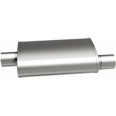4 X 9 in. Oval Straight-Through Performance Exhaust Muffler <br>00-03 Chevy S10, GMC Sonoma, 05-15 Toyota Tacoma