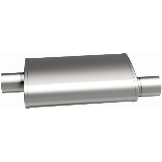 4 X 9 in. Oval Straight-Through Performance Exhaust Muffler <br>00-03 Chevy S10, GMC Sonoma, 05-15 Toyota Tacoma