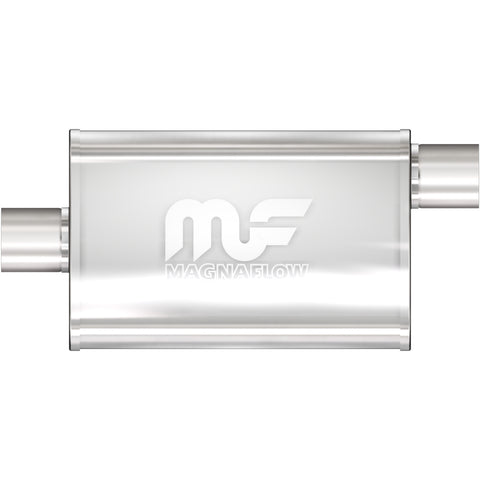 4 X 9 in. Oval Straight-Through Performance Exhaust Muffler <br>00-03 Chevy S10, GMC Sonoma, 05-15 Toyota Tacoma