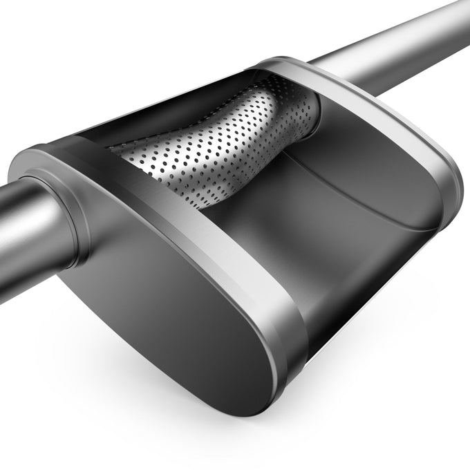 4 X 9 in. Oval Straight-Through Performance Exhaust Muffler
