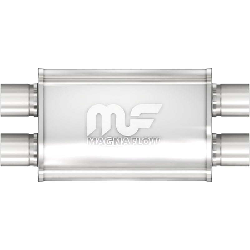 4 X 9 in. Oval Straight-Through Performance Exhaust Muffler