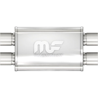 4 X 9 in. Oval Straight-Through Performance Exhaust Muffler