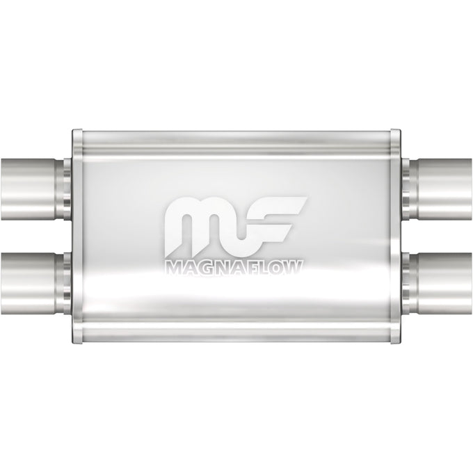 4 X 9 in. Oval Straight-Through Performance Exhaust Muffler
