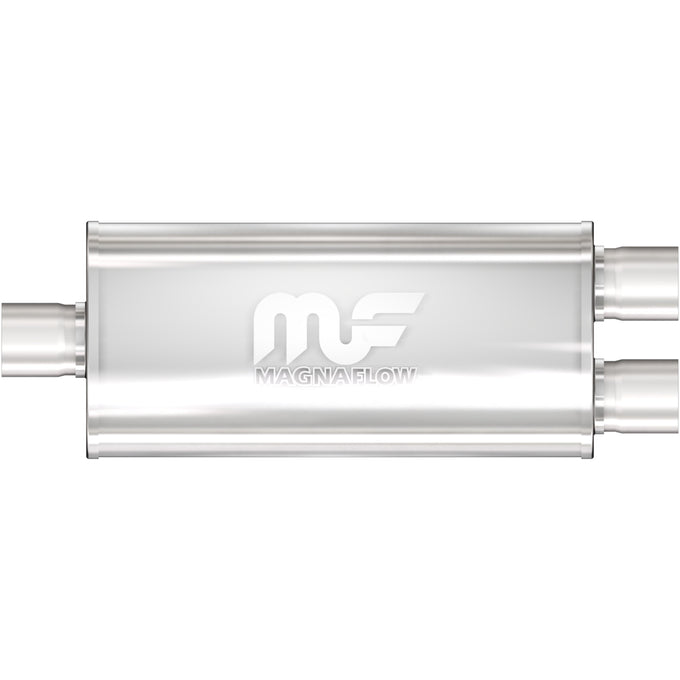 5 X 8 in. Oval Straight-Through Performance Exhaust Muffler