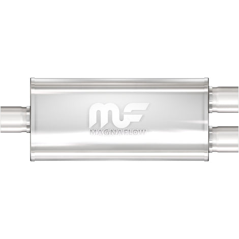 5 X 8 in. Oval Straight-Through Performance Exhaust Muffler
