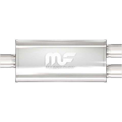 5 X 8 in. Oval Straight-Through Performance Exhaust Muffler <br>88-93 Chevy, GMC C / K 1500, 2500