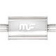 5 X 8 in. Oval Straight-Through Performance Exhaust Muffler
