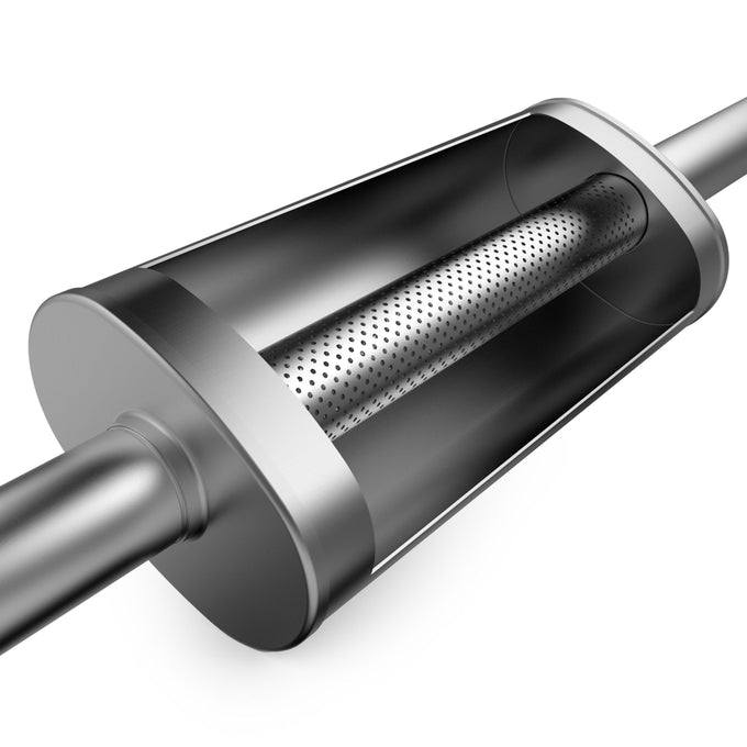5 X 8 in. Oval Straight-Through Performance Exhaust Muffler