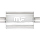 5 X 8 in. Oval Straight-Through Performance Exhaust Muffler
