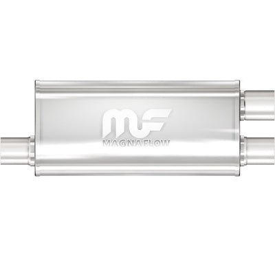 5 X 8 in. Oval Straight-Through Performance Exhaust Muffler