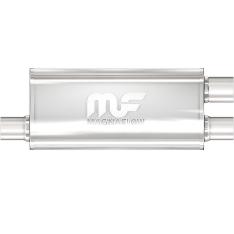 5 X 8 in. Oval Straight-Through Performance Exhaust Muffler