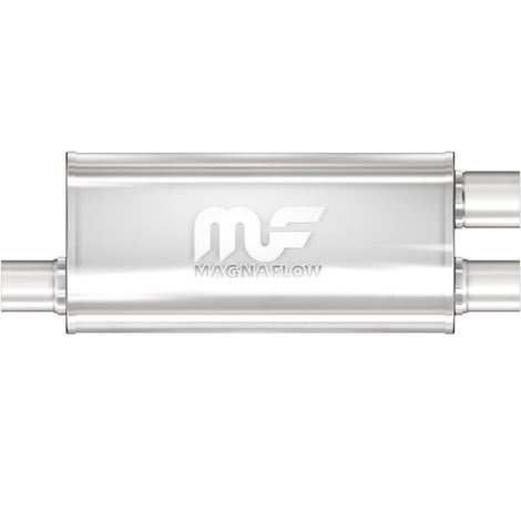 5 X 8 in. Oval Straight-Through Performance Exhaust Muffler