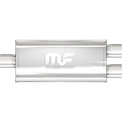 5 X 8 in. Oval Straight-Through Performance Exhaust Muffler