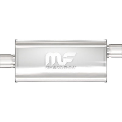 5 X 8 in. Oval Straight-Through Performance Exhaust Muffler <br>06-10 Jeep Commander, 02-10 Grand Cherokee