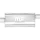 5 X 8 in. Oval Straight-Through Performance Exhaust Muffler <br>06-10 Jeep Commander, 02-10 Grand Cherokee