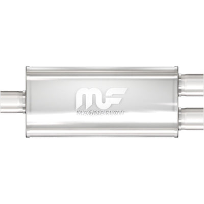 5 X 8 in. Oval Straight-Through Performance Exhaust Muffler