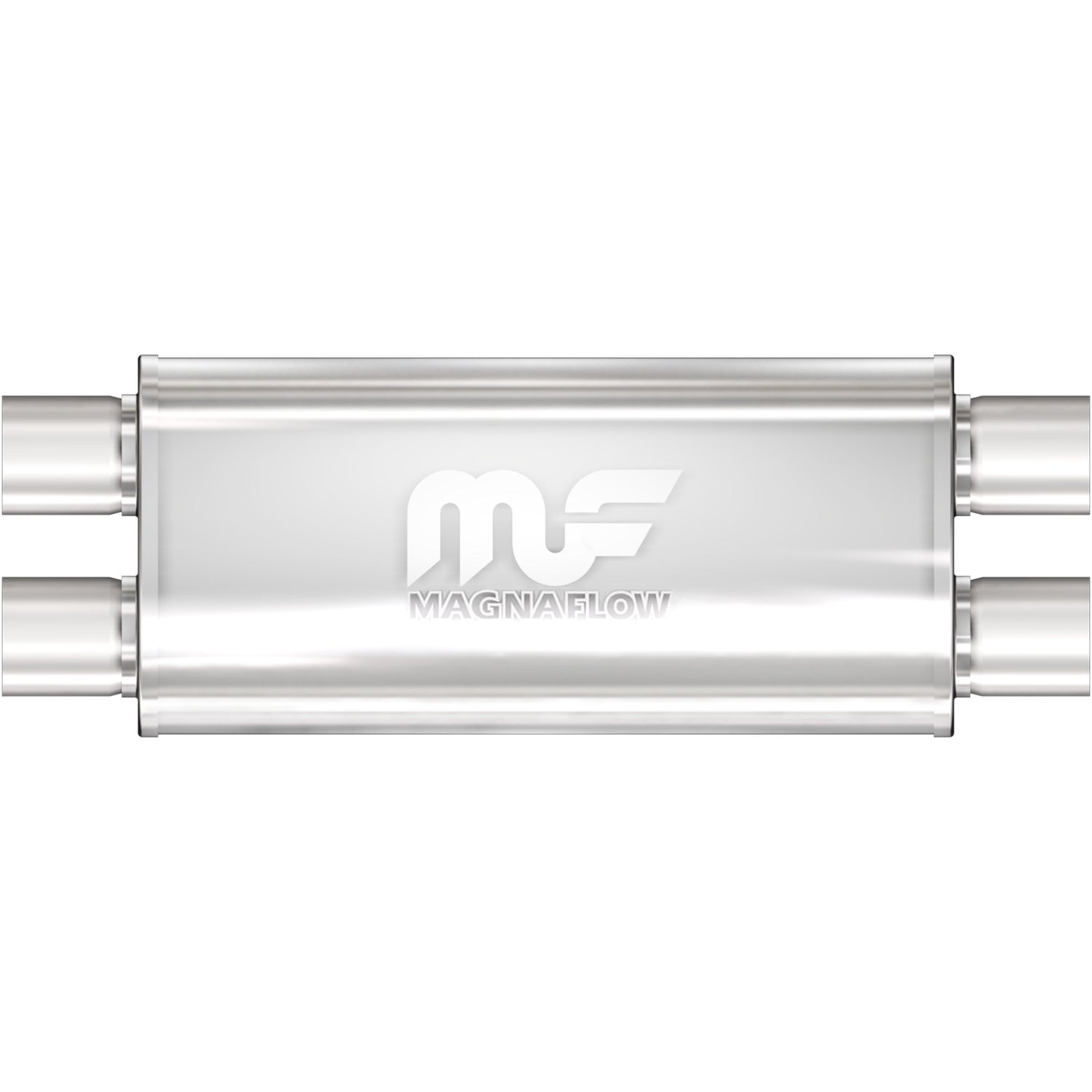 5 X 8 in. Oval Straight-Through Performance Exhaust Muffler